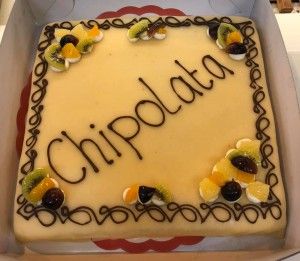 Chipolata taart groot 18 personen